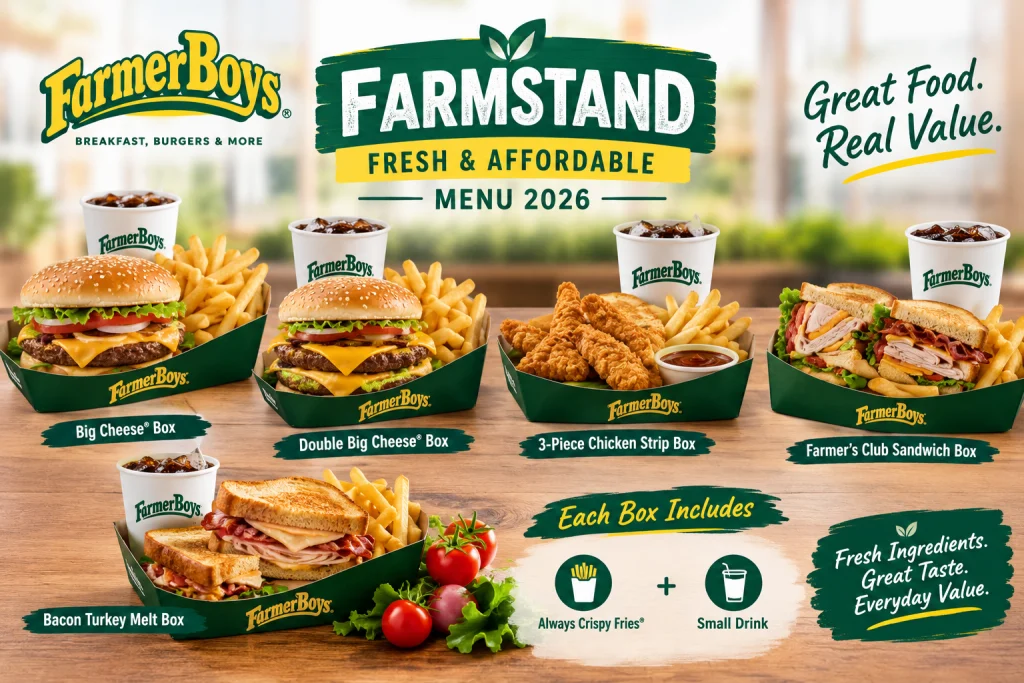 farmstand fresh and affordable menu